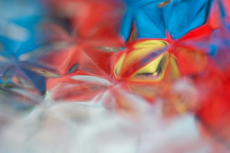 Abstract field of soft blue light